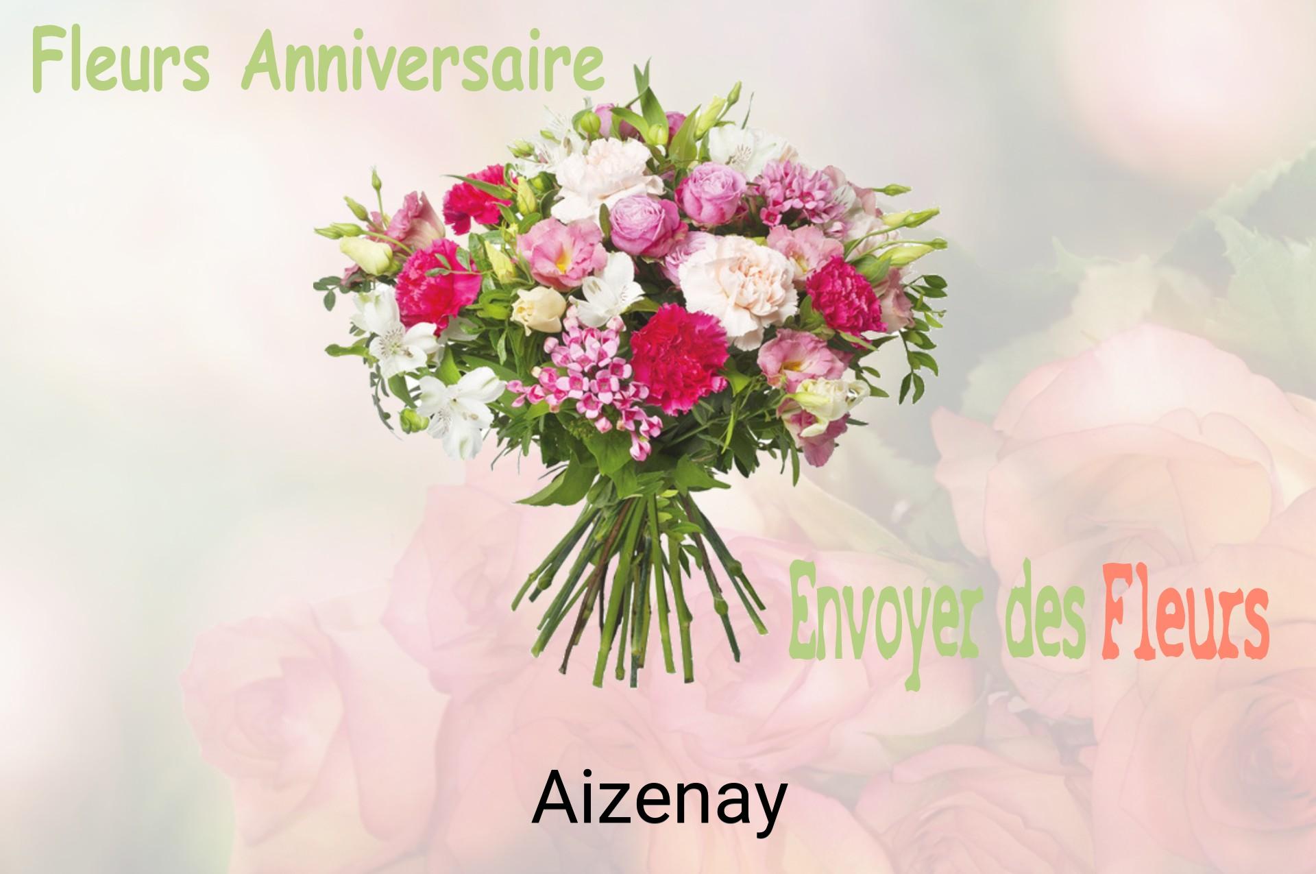 Bouquet de fleurs d’anniversaire livré à Aizenay